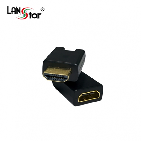 HDMI젠더, HDMI A／M-A／F, Black,360도