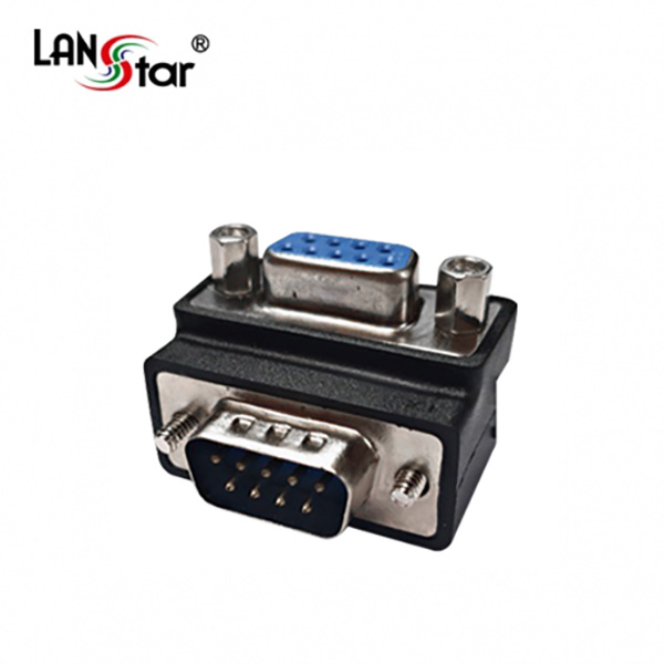 젠더Changer , DB9P M／F, 2열, 90도 꺽임