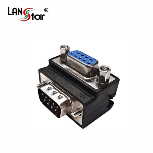 젠더Changer , DB9P M／F, 2열, 90도 꺽임