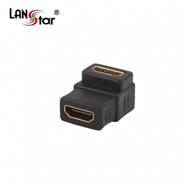 HDMI젠더, HDMI A／F-A／F, Black,90도