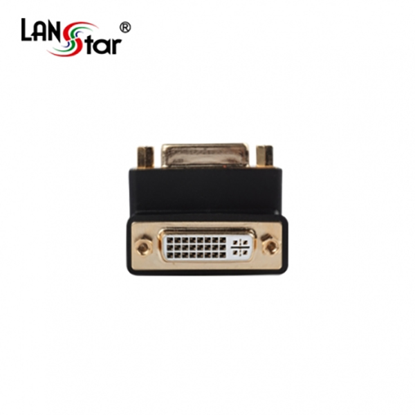 DVI젠더Changer , DVI 24＋5 F／F, 90도 꺽임