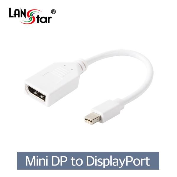 디스플레이 Port 변환 케이블, Mini DP(M)-DP(F), 4K*2K 60Hz 0.2M