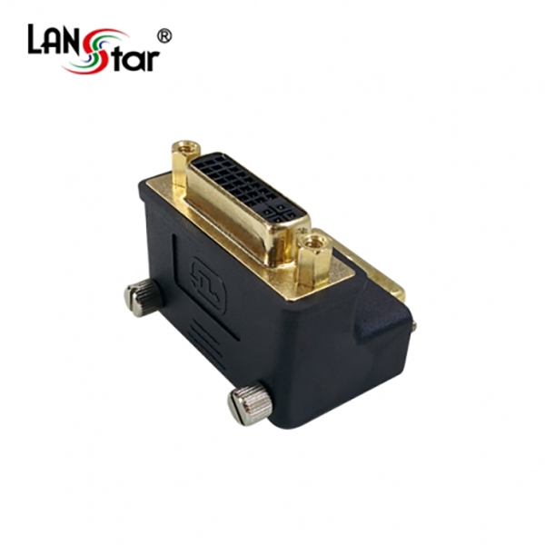 DVI젠더Changer , DVI 24＋5 M／F, 90도 꺽임