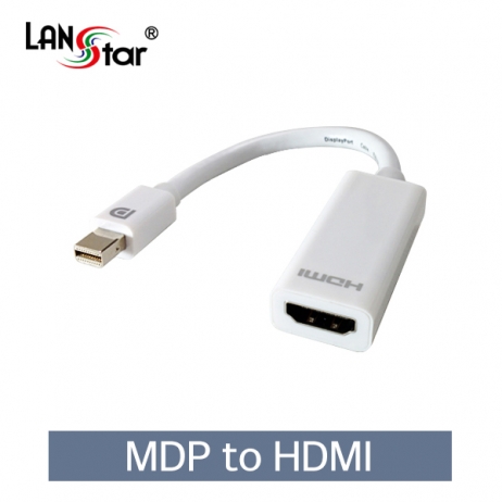 Mini DP1.2 컨버터, Mini DP TO HDMI, 0.2M 4K*2K 30Hz----단종----