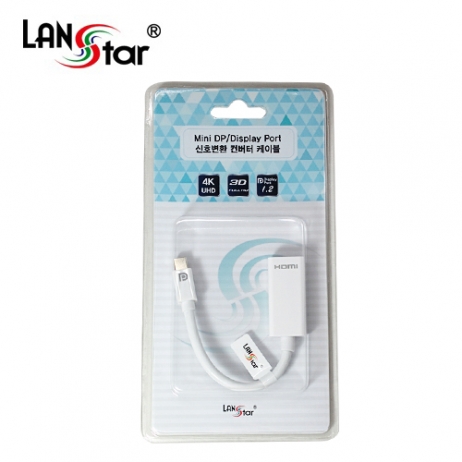 Mini DP1.2 컨버터, Mini DP TO HDMI, 0.2M 4K*2K 30Hz----단종----