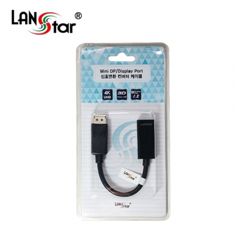 Display Port1.2 컨버터, DP TO HDMI, 0.2M 4K*2K 30Hz ----단종----