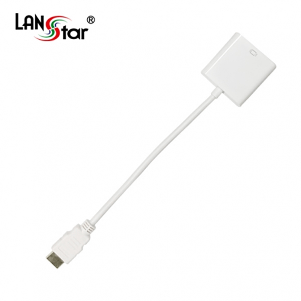 HDMI TO VGA 컨버터/오디오 미지원 0.15M, 보급형