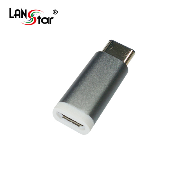 [USB 3.1] 변환젠더, USB 3.1 C/M-Micro B/F, 실버Metal-S