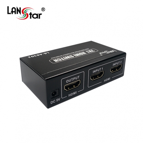 LS-AS202 HDMI 2.0 자동 선택기 2:1 (입력 2port/출력 1port) [UHD 4K*2K 60Hz 지원]