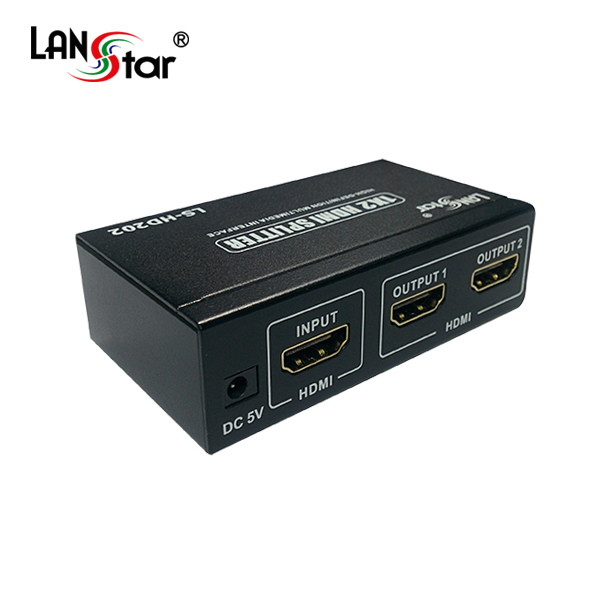 LS-HD202 HDMI 2.0 1:2 분배기 3D [UHD 4K*2K 60Hz 지원]
