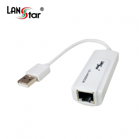 휴대용랜카드 , Realtek USB2.0 10/100M Ethernet LS-LAN20CW 화이트