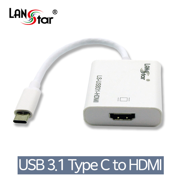신호변환 컨버터 USB 3.1(M) TO HDMI(F) 0.15M, 4K2K 30Mhz