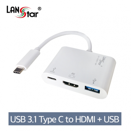 USB 3.1 To HDMI (4k지원) 멀티포트 ,3.0허브+3.1충전허브 내장--단종--