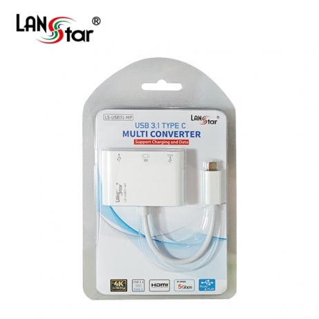 USB 3.1 To HDMI (4k지원) 멀티포트 ,3.0허브+3.1충전허브 내장--단종--