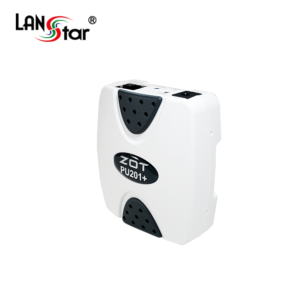 [LANstar] 프린터서버 ZOT PU201-PLUS,USB2.0 1PORT, 5V1A(24개 : 1박스 수량)[30152]