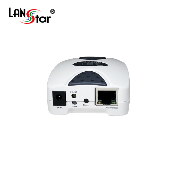 [LANstar] 프린터서버 ZOT PU201-PLUS,USB2.0 1PORT, 5V1A(24개 : 1박스 수량)[30152]