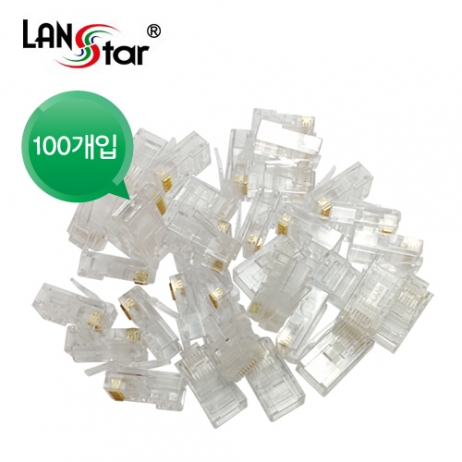 D[40630]모듈러콘넥터, RJ-45, CAT.5E UTP, 3Clip, 8P8C