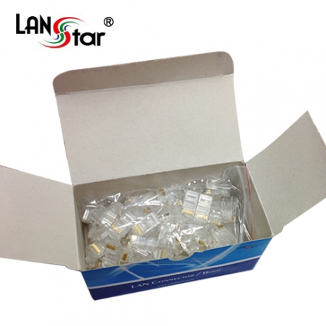 D[40630]모듈러콘넥터, RJ-45, CAT.5E UTP, 3Clip, 8P8C