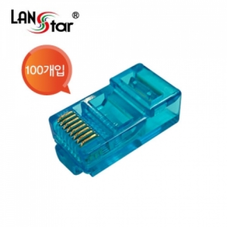 D[40631]모듈러콘넥터, RJ-45, CAT.5E UTP, Blue