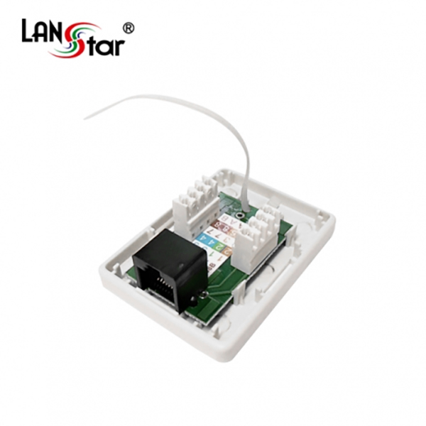 돌출형아웃렛 1port, CAT.5E, 모듈포함 PCB-보급형