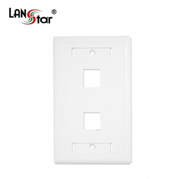 삽입형아웃렛 , Wall plate 2port