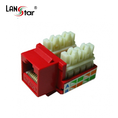 키스톤잭 모듈, CAT.5E 8P8C, Red 대만산