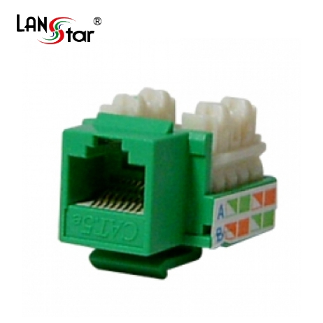 키스톤잭 모듈, CAT.5E 8P8C, Green 대만산