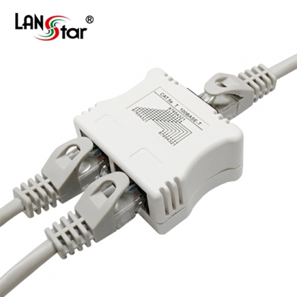 CAT.5E, 고급 Y형커플러, RJ45 UTP 8P8C, 50u, PCB, 대만산 UL인증