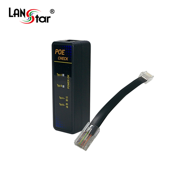 POE 전원 테스터기, 케이블 분리형, LS-POEC,