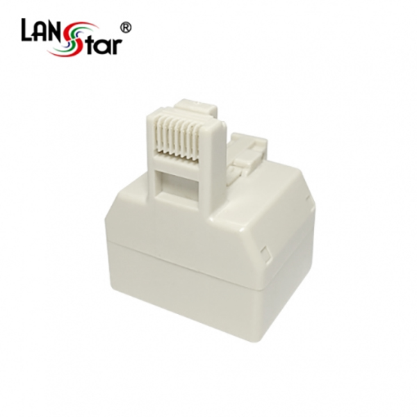 고급형 커플러 , Y형, Cable Type, RJ-45, 8P8C/M TO 8P8C/F*2, 1：2