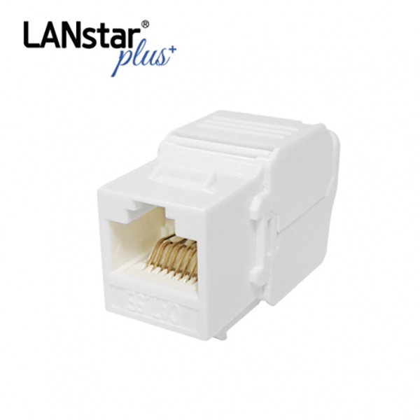 UTP CAT.5E, 8P8C, 키스톤잭 모듈, I-Type, White