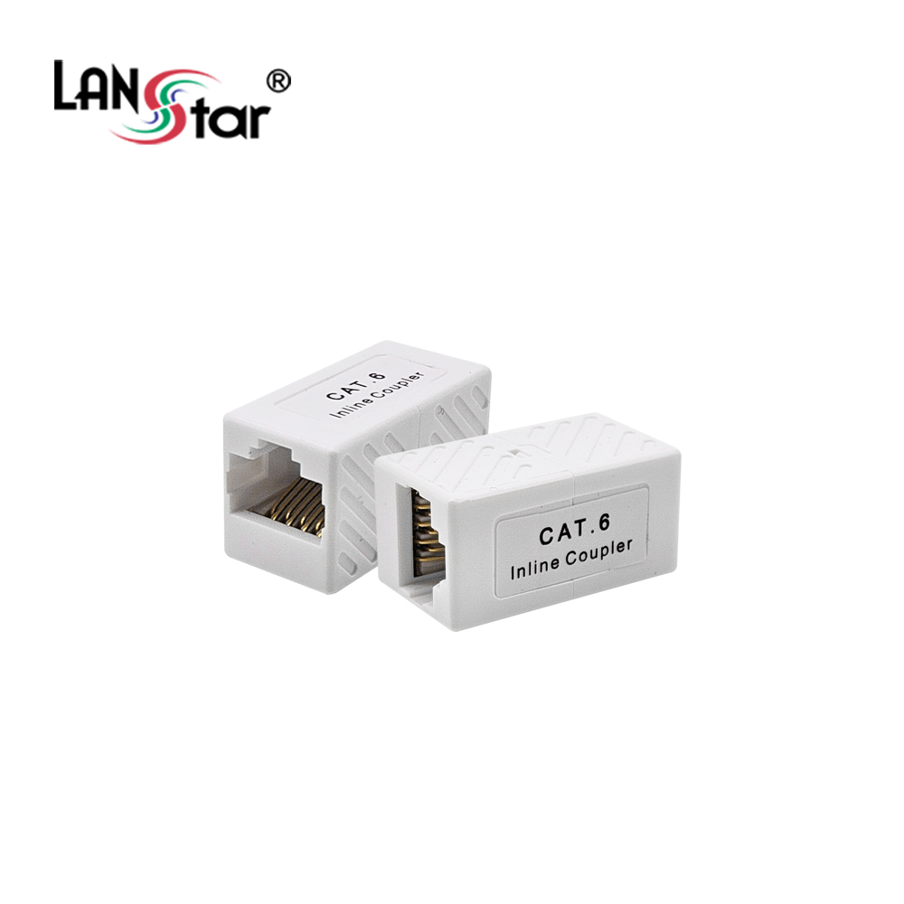 [◆Lanstar-Plus] UTP CAT.6, Inline 커플러 I형, White [40546]