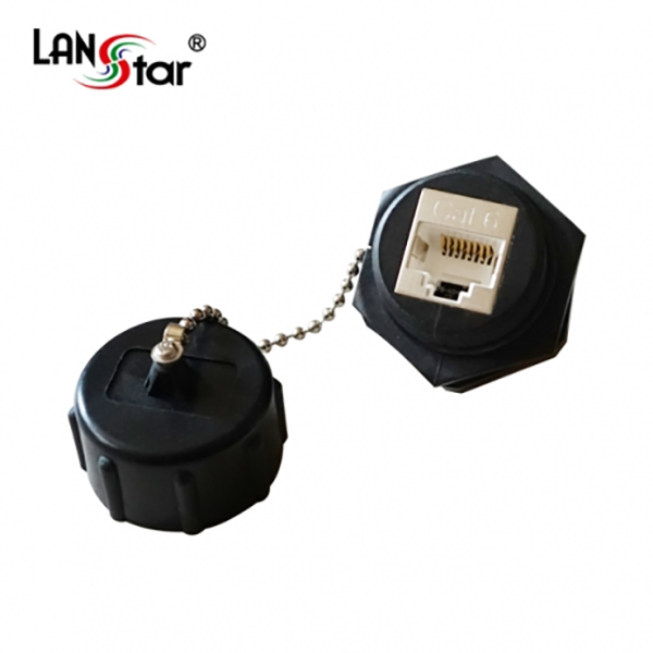방수용,방수 공사 연결용, RJ45 키스톤잭 타입, CAT.6, STP, IP67, UL