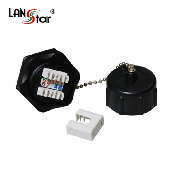 방수용,방수 공사 연결용, RJ45 키스톤잭 타입, CAT.6, STP, IP67, UL