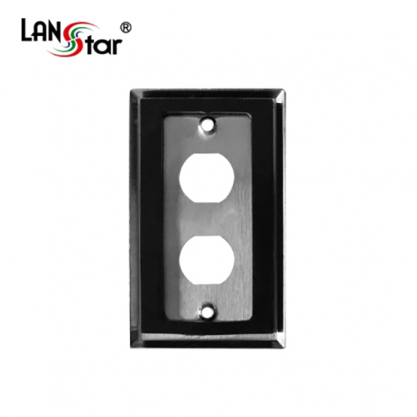 방수용,방수 공사 연결용,l wall plate, Stainless steel, 2port, IP67