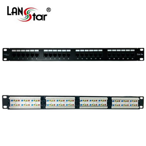 패치판넬 , CAT.5E, 24PORT, UL규격, 중국산