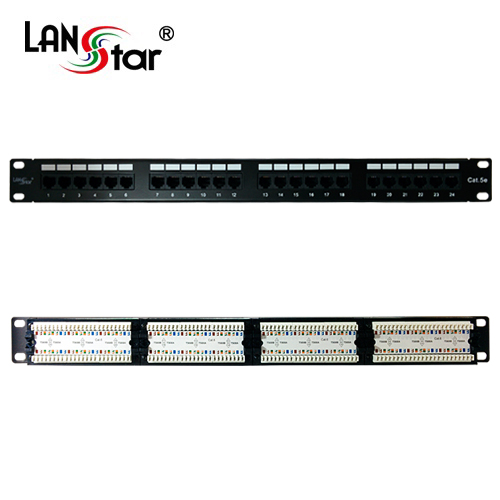 패치판넬 , CAT.6, UL규격 중국산, 24PORT