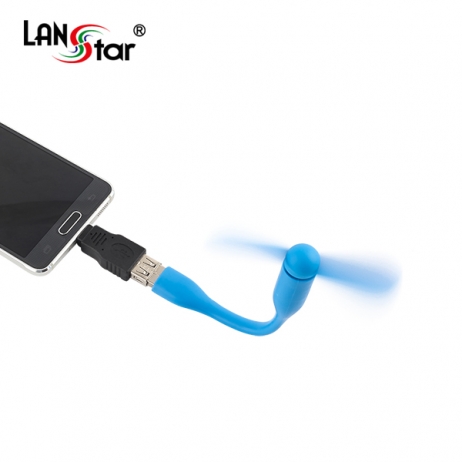 USB 미니 선풍기 블루