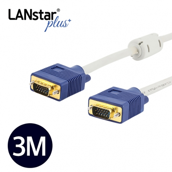 RGB3+4 모니터케이블 , HDB15P M/M, 3M