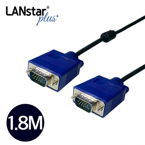 SEMI RGB모니터케이블 , HDB15P M/M, 1.8M