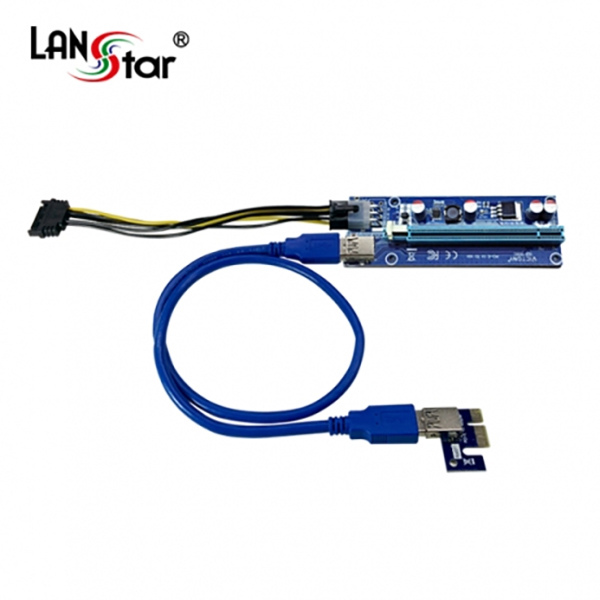 USB3.0 PCI-E Express 1X to 16X Riser Card, 라이저 카드