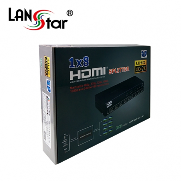 HDMI 1 : 8 분배기 , 4K*2K@30Hz지원