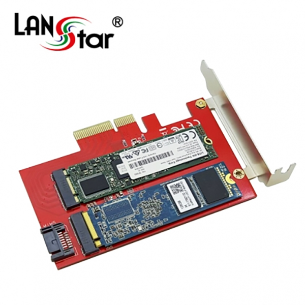 M.2sata To SATA PCI-E Express 카드, 미니가이드, Sata 케이블 포함