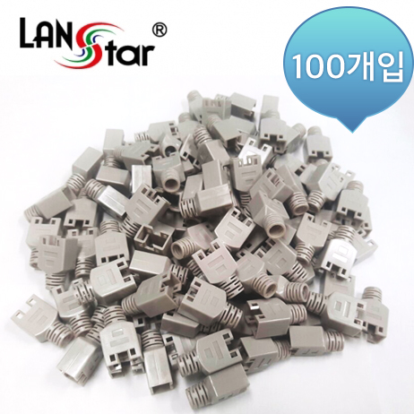 D[40666] 모듈러콘넥터 , CAT.5E, STP, Cable클립형, BOOT포함+Lock 부트