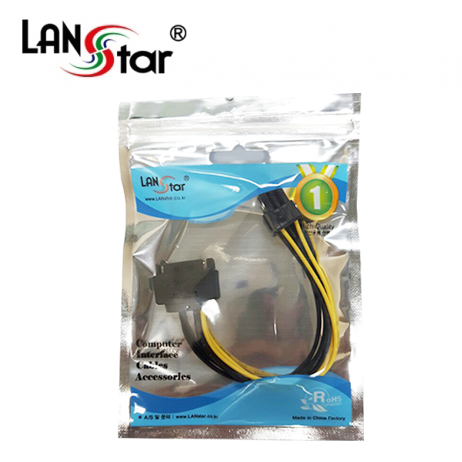 SATA전원케이블 SATA PCB to VAG 6P, SATA / M-VGA Power 6P 0.2M