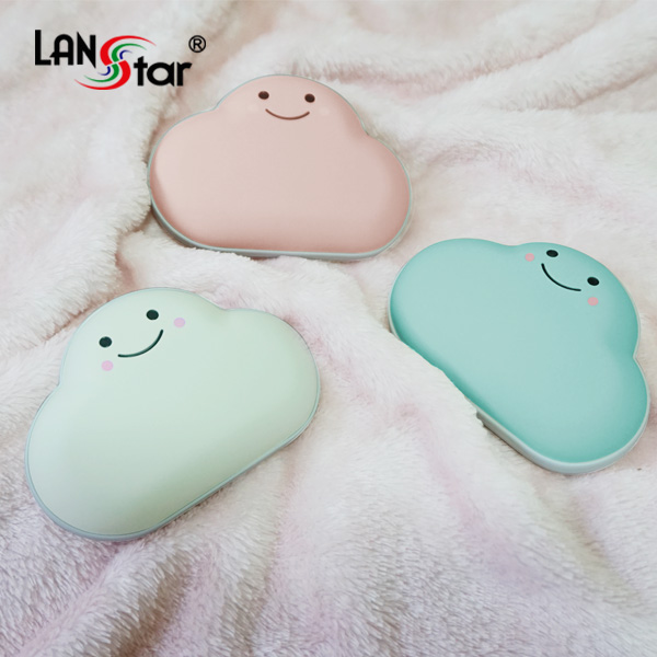 휴대용 ,USB 손난로 3600mAh, 외장배터리, 핑크클라우드 ])