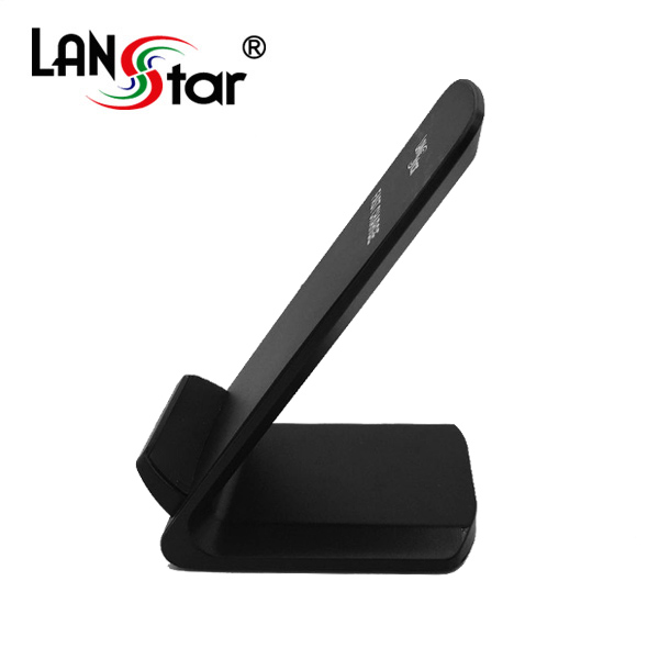 고속 무선충전기,스텐드형, 2Coil, 블랙, 5V/2A,9V/1.8A