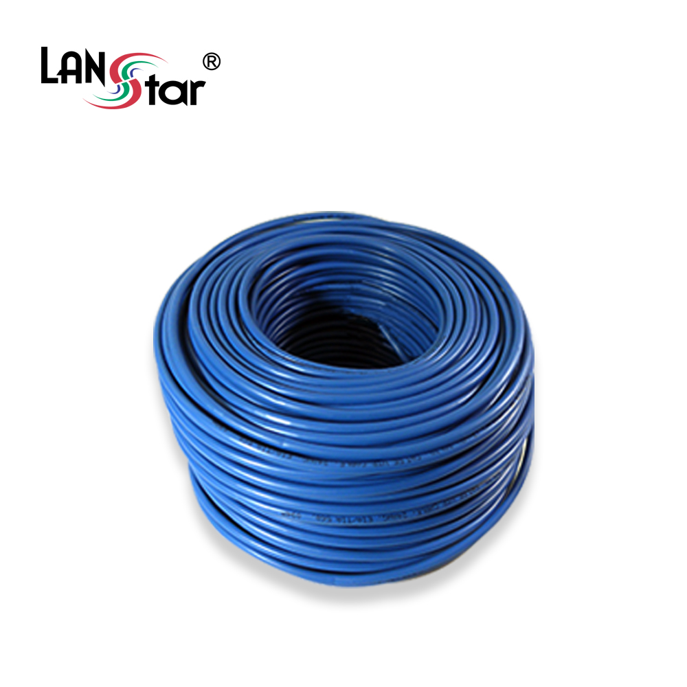 UTP 랜케이블 , CAT.5E, BOX, 100M , Blue, 24AWG -RO