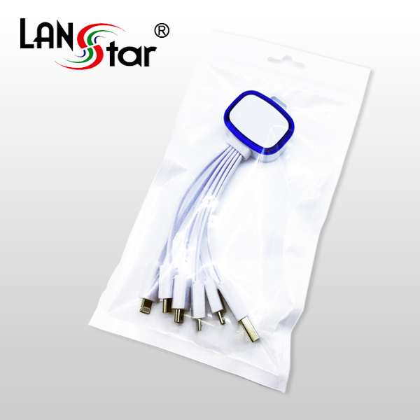 스마트폰 멀티 충전 케이블 5 in 1(마이크로 5핀*2,미니5핀,아이폰,TYPE-C)