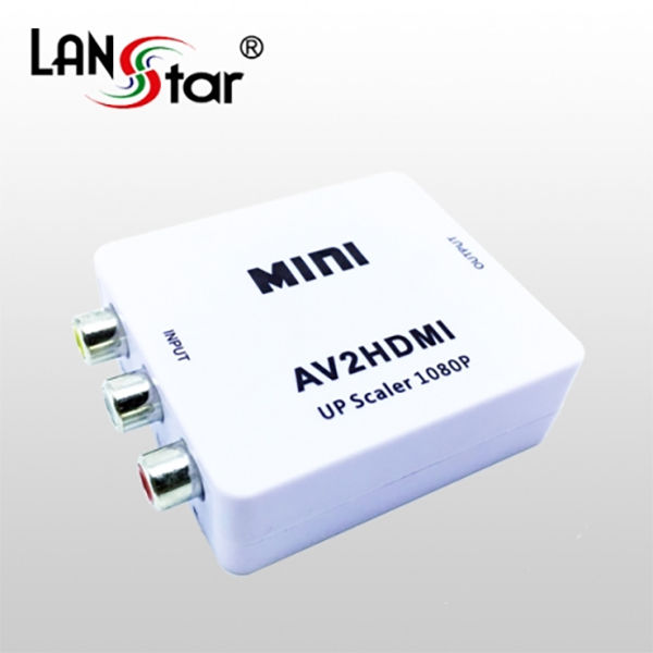 AV컨버터(AV to HDMI), 3RCA/F To HDMI/F, 양방향 불가
